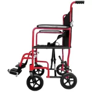 Aidapt Alum Transport Chair - Red