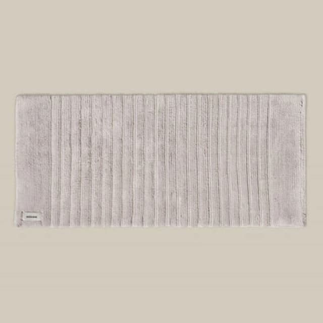 Misona Organic Cotton Bath Runner - Light Grey