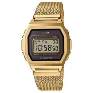 Casio Vintage A1000 Series Gold Watch