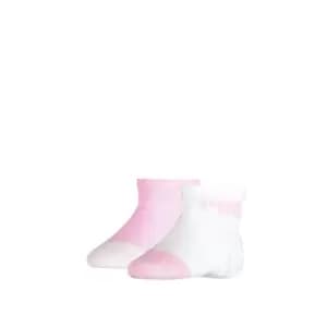 Puma 2 Pack Logo Socks Baby - Pink