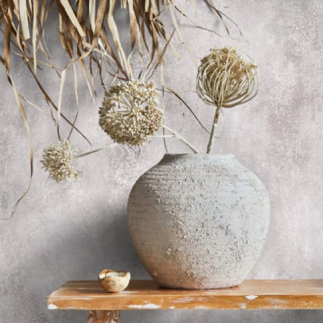 Galerie Industrial Effects Plain Texture Silver Grey Wallpaper 82249, Silver 82249