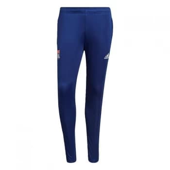 adidas Olympique Lyonnais Tiro Training Tracksuit Bottoms - Victory Blue / Vivid Red