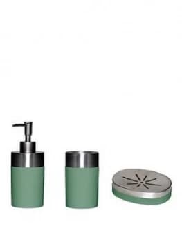 Aqualona Delray Lotion Bottle, Tumble & Soap Dish