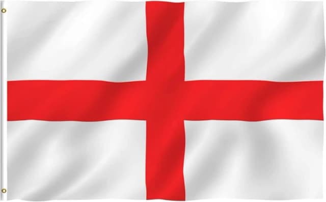 Shatchi 2 X 3ft England National Flags Events Pub BBQ Decorations for Rugby Cricket Football Sports 2023 World Cup Banner Fan Supp Multi unisex