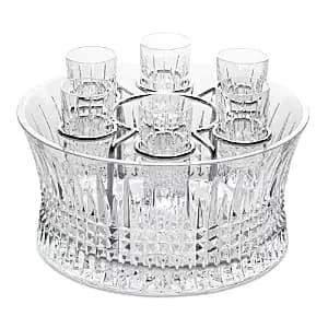 Waterford Lismore Diamond Vodka Chiller Set