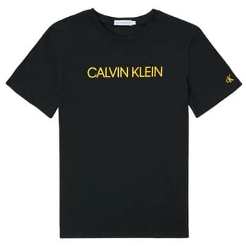 Calvin Klein Jeans TARRA boys's Childrens T shirt in Black - Sizes 8 years,10 years,12 years,14 years,16 years