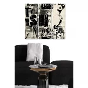 MDF9207899 Multicolor Decorative MDF Painting (3 Pieces)