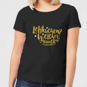 International Lebkiuchen Womens T-Shirt - Black - 3XL - Black
