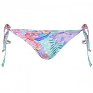 SoulCal Tropical Tie Bikini Bottoms Ladies - Tropical