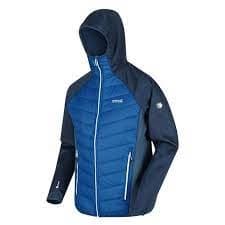 Regatta Blue 'Anderson V' Hybrid Lightweight Hooded Jacket - 8