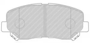 Ferodo FDB4357 Brake Pad Set Front Axle Premier Car