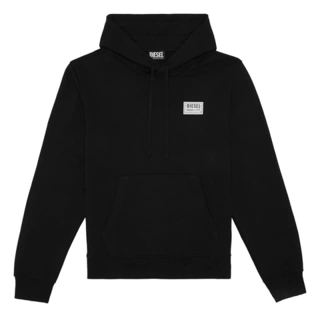 Diesel Patch Logo OTH Hoodie Mens - Black XS