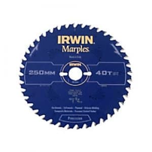 IRWIN Table and Mitre Circular Saw Blade 250 x 30 mm x 40T