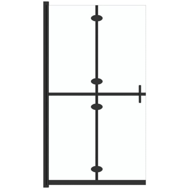 VIDAXL Vidaxl - Foldable Walk-in Shower Wall Transparent esg Glass 100x190cm 8720286640173