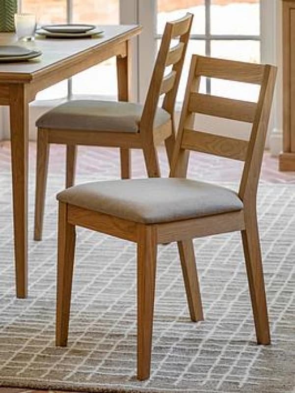 SO'HOME Harriet Oak Dining Chairs (Set of 2) Light Oak Wood ONE SIZE