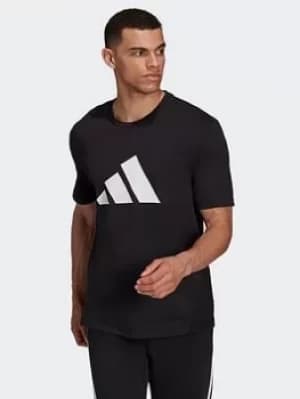 adidas Sportswear Future Icons Logo Graphic T-Shirt, Black, Size 2XL, Men
