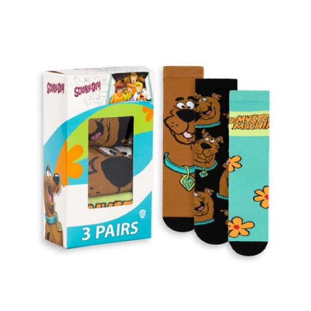 Scooby Doo Scooby Doo Calf Socks Set of 3 Size: 7-11 Multi 7-11 Unisex 5063203289226
