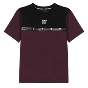 11 Degrees Taped T-Shirt - Red