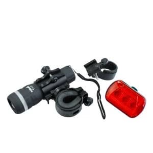 Rolson 2 Piece LED Bicycle Light Set