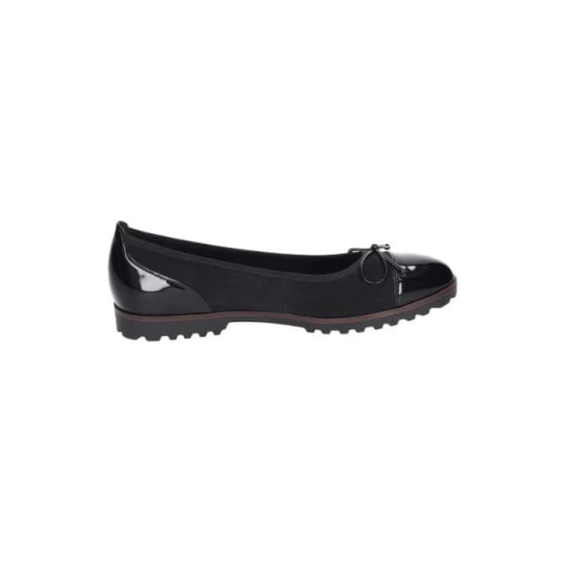 Gabor Navy leather ballerina shoes For Her Gabor Noir Female 35,5