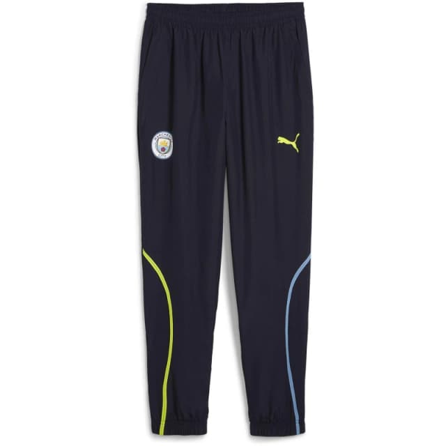 Puma Manchester City Pre Match Woven Tracksuit Bottoms 2024 2025 Adults - Blue Blue S