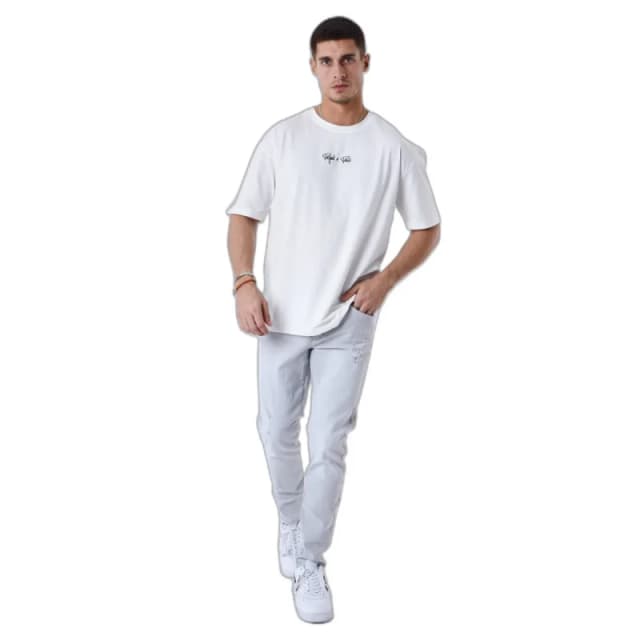 Project X Paris Jeans ripped slim Project X Paris Gris Male 29