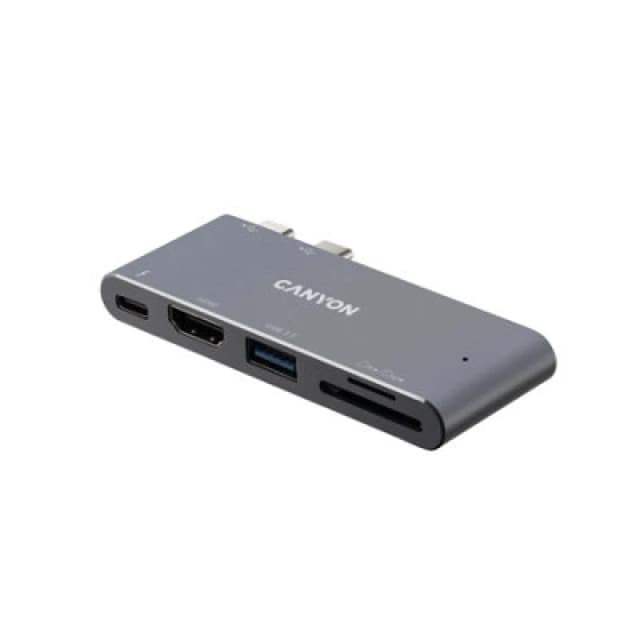Canyon Hub Ds-5 5In1 Thunderbolt 3 4K Space Grey