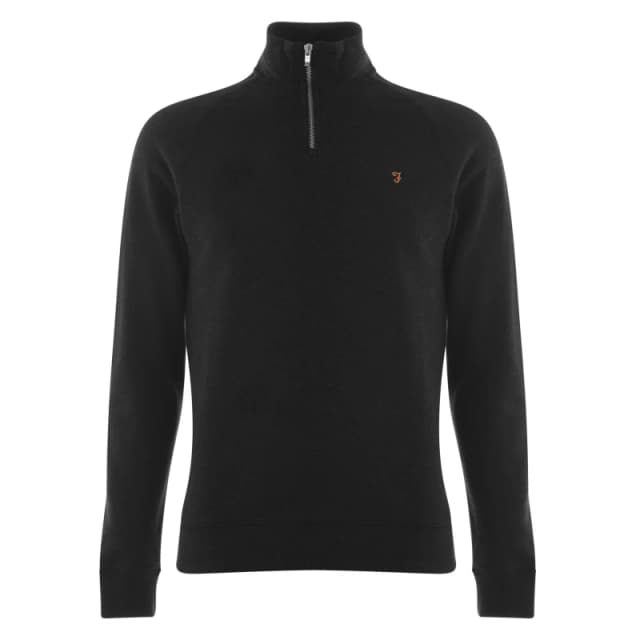 Farah Jim Zip Jumper Black 010 male Large