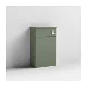 Nuie Classique Back to Wall WC Toilet Unit 500mm Wide - Satin Green