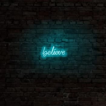 Believe - Blue Blue Wall Lamp
