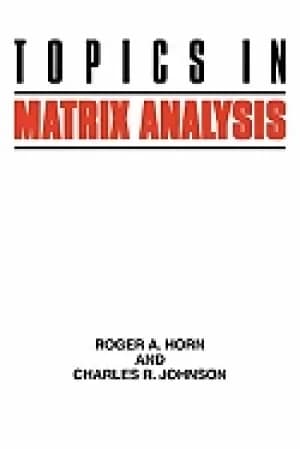 topics in matrix analysis