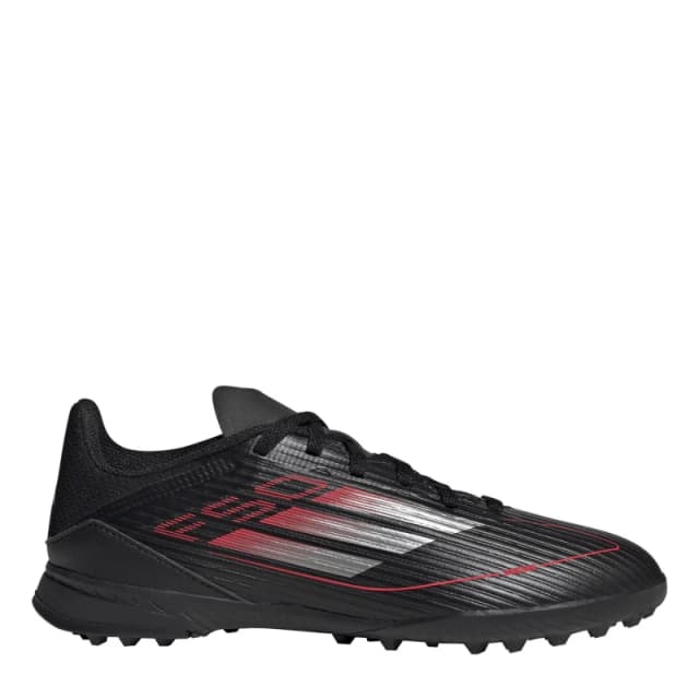 adidas Kids F50 League Lightweight Astro Turf Football Boots Black/Met/Red unisex 3 (35.5)