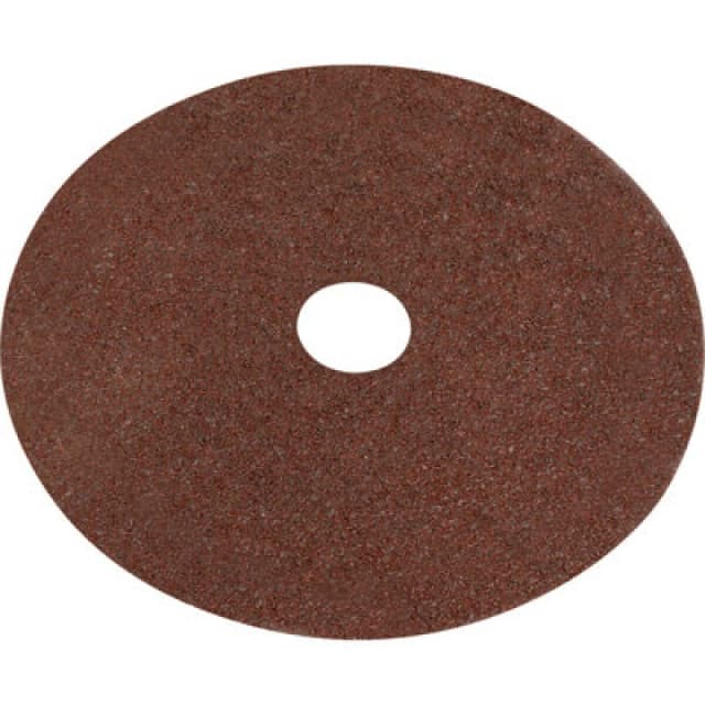 Loops 25 PACK 100mm Fibre Backed Sanding Discs - 24 Grit Aluminium Oxide Round Sheet Multi
