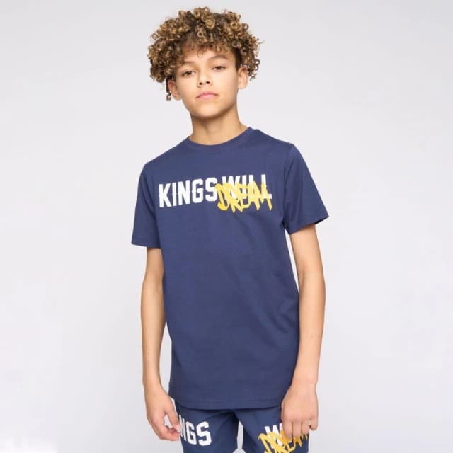 Kings Will Dream Tagged T-Shirt Navy male 9-10