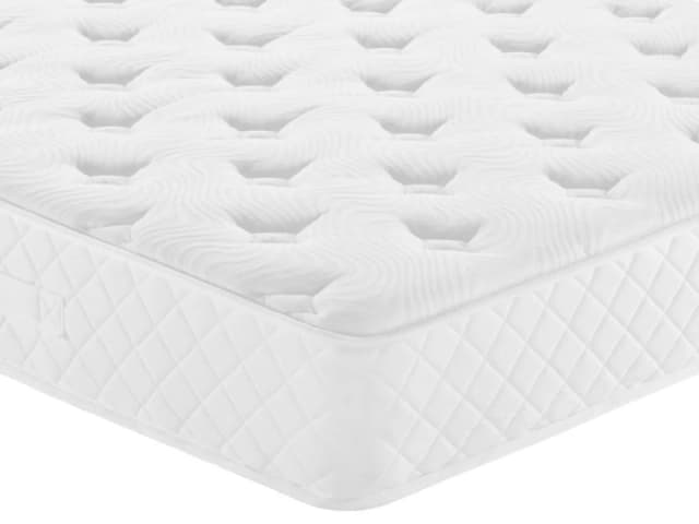 Arthur Sleep Everyday Arthur 1000 Pocket Spring Memory Foam Mattress in White Size: Single White Unisex Single