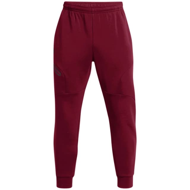 Under Armour Mens Unstoppable Closed Hem Fleece Joggers Red male S