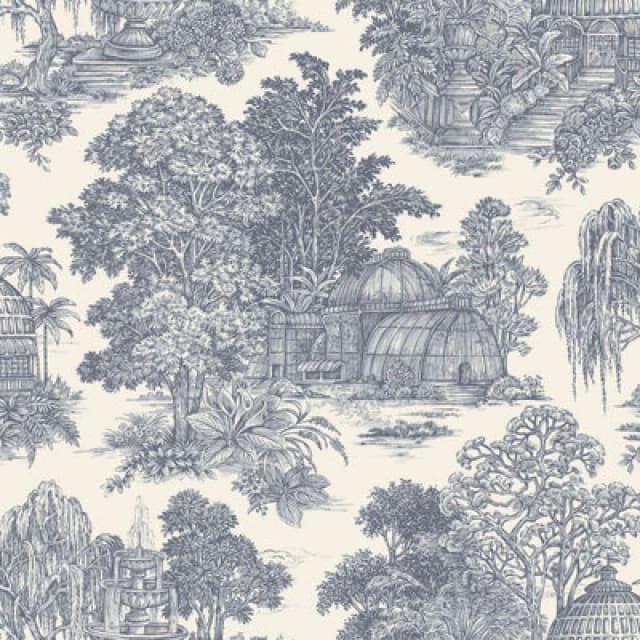Holden Decor Osterley Wallpaper - Blue Blue WFVNN Unisex