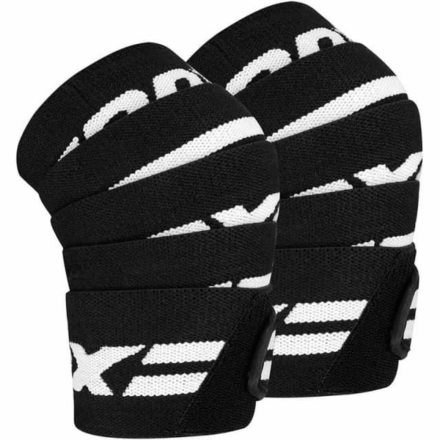 RDX SPORTS Gym Knee Wraps K1 Black unisex