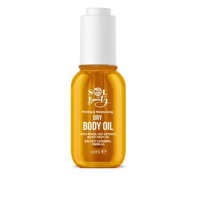 Sol Beauty 45ml Body Oil in Coconut Fragrance Salted Caramel female 45ml