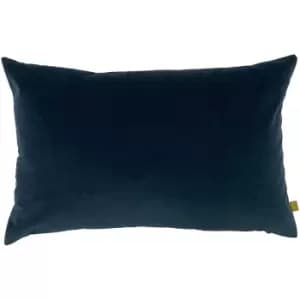 Furn Velvet Cushion Cover (One Size) (Pacific Deep Blue)