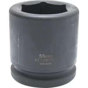 55MM Impact Socket Standard Length 6-Point 1-1/2" Drive
