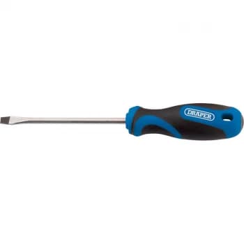 Draper Soft Grip Plain Slot Screwdriver 100mm x 5mm