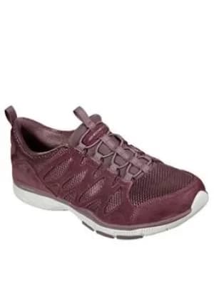 Skechers Gratis Gratitude Trainers, Plum, Size 4, Women