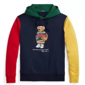 Polo Ralph Lauren Colour Block OTH Bear Hoodie - Blue