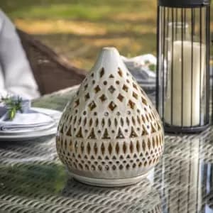 Mascalls Lantern Porcelain Grey Grey