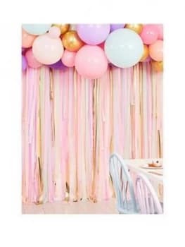 Ginger Ray Pastel Streamer And Balloon Party Backdrop