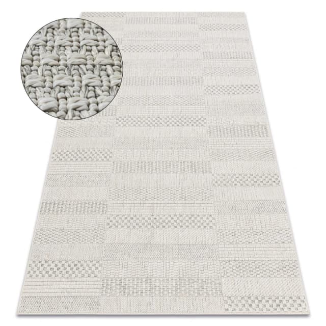 RugsX Carpet Origi 3736 Cream - Boards Flat-Woven Sisal String 78X150 Cm