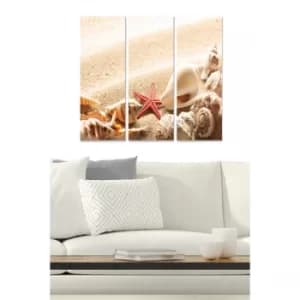 MDFFTR1003 Multicolor Decorative MDF Painting (3 Pieces)