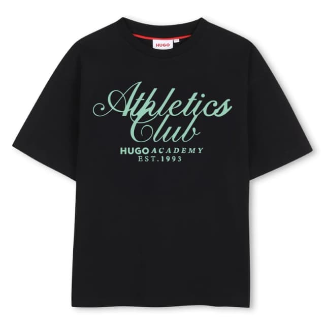 Hugo SS T Shirt Jn63 Black male 6Y