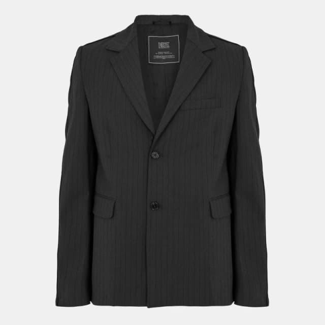 Diesel Mens Wire Structured Blazer Grey male XS (44)